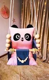 Підвісна гойдалка Pіnk panda, гойдалка для дітей - мініатюра 5
