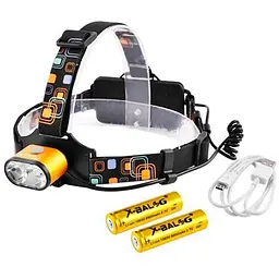 Ліхтар налобний Police PL-133 LED акумуляторний 3 режими роботи пластиковий - мініатюра 3