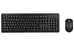 Клавіатура+миша A4tech 4200N (GR-92+G3-200N) Wireless, black