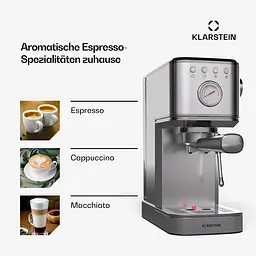 Кавоварка Klarstein SteelPresso Slim (10046327) - мініатюра 3