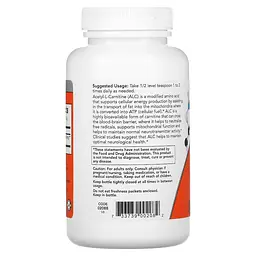 Жироспалювач Acetyl-L-Carnitine, 85 грам NOW vit0004436 - мініатюра 3