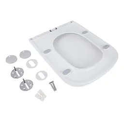 Сидіння для унітаза Qtap (Aries) з мікроліфтом Slim QT99HXU15W, Білий - мініатюра 5