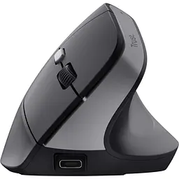 Мишка Trust Bayo 2 Ergonomic Wireless/USB-A Black (25145) - мініатюра 2