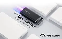 Портативний SSD Samsung 4TB USB 3.2 Gen 1 Type-C T5EVO Shield - мініатюра 6