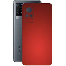 Захисна плівка StatusSKIN для Vivo X60 5G Корпус Вініл червона матова