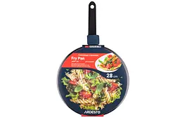 Сковорода Ardesto з кришкою Gemini Gourmet Aosta 28см алюміній чорний kuh0014489 - мініатюра 4
