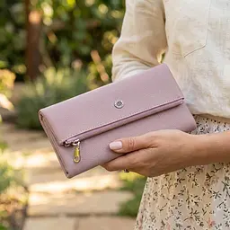 Клатч конверт з кишенею для мобільного шкіряний жіночий ST Leather 19269 фіолетовий - мініатюра 2