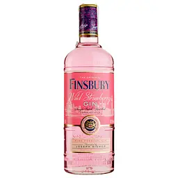 Упаковка джину Finsbury Wild Strawberry Pink Premium Gin 37.5% 4.2 л (0.7 л х 6 шт.) - мініатюра 2