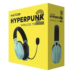 Навушники Hator Hyperpunk 2 Wireless Tri-mode Black/Mint (HTA-858) - мініатюра 6