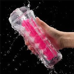 Мастурбатор Lovetoy Lumino Play Masturbator 8.5" рожевий - мініатюра 10