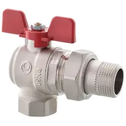 Кран з американкою Roho R106-100 - 1" кутовий RO0091