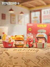 Колекційна фігурка 10/10 Toys Lulu The Piggy Серія Burger Express Movable Series (Blind Box) 10_10 Art.Lulu1310 - мініатюра 6