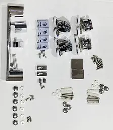Двері в нішу Mixxus Premium Diverse SD01-120x185-TR хром прозоре скло 5 мм MI6873, універсальні, прозорий, хром - мініатюра 2