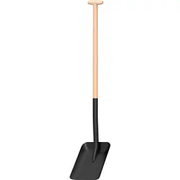 Лопата чорна совкова T-Grip FSC Fiskars (1073725)