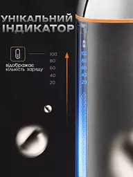 Тример для бороди носа і тіла 9 в 1 DALING PROFESSIONAL HAIR CLIPPER  универсальний тример для стрижки волосся, машинка для стрижки аккумуляторна, набір для стрижки, тример для гоління із захистом від вологи IPX6 - мініатюра 7