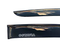 Дефлектори вікон вітровики Skoda Octavia (A4) Tour Універсал 1997-2011 Скотч 3M Voron Glass - мініатюра 3