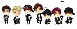 Кружка GeekLand Bangtan Boys BTS мультяшне BTS.02.23 - мініатюра 4