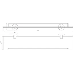 Поличка Globus Lux SS 8427 - мініатюра 2