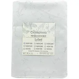 Скатертина Lefard Home Textile Alba Lurex Teflon Plata тефлонова, 240х160 см (715-338) - мініатюра 4