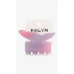 Заколка-краб для дівчинки Polin 3693-4 Рожево-бузковий