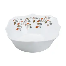 Столовий сервіз на 6 персон порцеляновий Leaf, білий TS Kitchen HP23405 - мініатюра 15