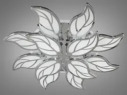 Люстра стельова LED Diasha 8028/8+4HR, 180W, 4100K/3200K/6500K, білий акрил, сучасний стиль для дому - мініатюра 8