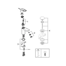 Змішувач Grohe S-Size BauLoop New (23337001) - мініатюра 6