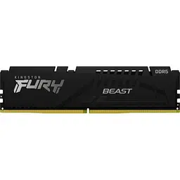Модуль пам'яті для комп'ютера DDR5 32GB 5600 MHz Beast Black Kingston Fury (ex.HyperX) (KF556C36BBE2-32)