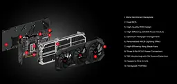 Відеокарта AMD Radeon RX 9070 XT 16GB GDDR6 Red Devil PowerColor (RX9070XT 16G-E/OC) - мініатюра 7