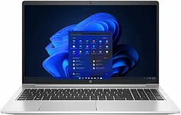 Ноутбук HP Probook 450-G9 15.6' FHD IPS AG, Intel P 8505, 8GB, F256GB, UMA, DOS, сріблястий (6A153EA)