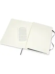 Записник Moleskine Classic великий, Лінійка-Нелінований Чорний М’який (NB413SBK) - мініатюра 5