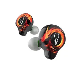 Бездротові Bluetooth навушники Sabbat G12 Elite Truth з підтримкою ігрового режиму чорно-помаранчеві - мініатюра 2