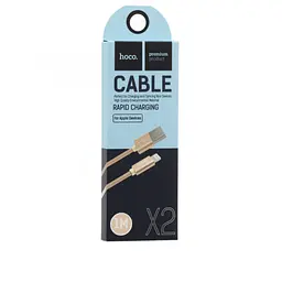Кабель Hoco X2 Pisces Cable USB to Lightning 2A 1m Gold - мініатюра 2