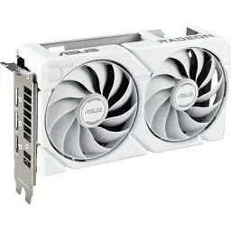 Відеокарта ASUS Radeon RX 9060 XT 16Gb DUAL WHITE OC (DUAL-RX9060XT-16G-WHITE) - мініатюра 2