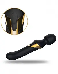 Вібромасажер 2в1 Dorcel Dual Orgasms Gold класичний масажер і вібратор з перлинним масажем - мініатюра 3