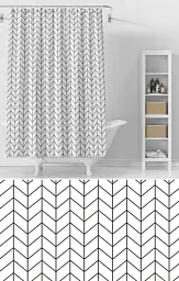 Шторка для ванної кімнати Idea Home White-Wheat 180х200 см (DS-SC087 White-Wheat) - мініатюра 2