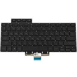 Клавіатура для ноутбука ASUS (GA503 series) rus, black, без фрейма, підсвітка клавіш (ОРИГІНАЛ) - мініатюра 2
