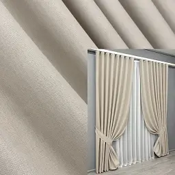 Комплект штор VR-Textil Scandi блэкаут 2 шт 100x270 см бежевый (1904ш)
