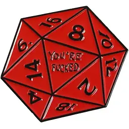 Значок Dungeons & Dragons Підземелля і дракони 3 см CH P DD 03