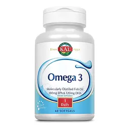 Омега-3 KAL 1000 мг 60 softgels