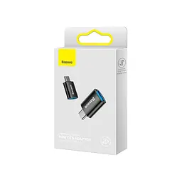 Перехідник OTG USB 3.1 AF to USB-C black Baseus (ZJJQ000001) - мініатюра 3