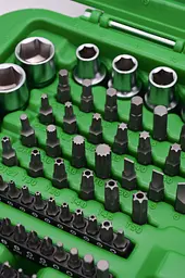Професійний набір інструменту 1/4", 3/8", 1/2" 216 од. . TOPTUL GCAI216R - мініатюра 4