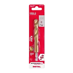 Свердло по металу RedHEX SHOCKWAVE HSS-TiN MILWAUKEE, діаметр 13,0х130х83мм