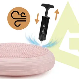 Балансувальна подушка-диск Actiget 34 см сенсомоторна, масажна ACT0115 Pink - мініатюра 5