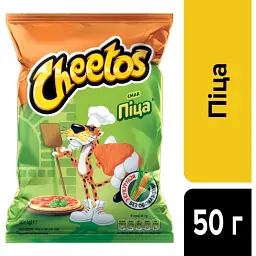 Снеки Cheetos кукурудзяні зі смаком піци 50 г - мініатюра 2