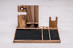 Дерев'яний органайзер для гаджетів ecoWalnut 310х227х182 мм