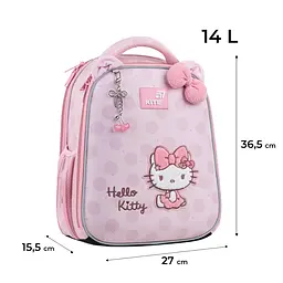 Рюкзак для початкової школи Kite Education каркасний 555 HK-2 Рожевий (HK26-555S-2) - мініатюра 3