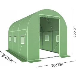 Парник-теплиця Kontrast 300х200х200 см - мініатюра 2