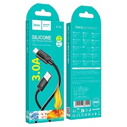 Кабель HOCO Type-C Benefit silicone charging data cable X122 1m, 3A - мініатюра 3