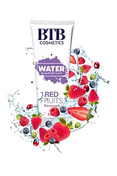 Змазка на водній основі BTB Flavored Red Fruits з ароматом червоних фруктів (100 мл) - мініатюра 4